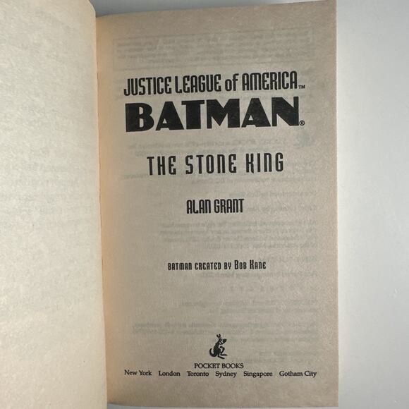 Batman : The Stone King by Alan Grant | 2001, Mass Market - Picture 8 of 9